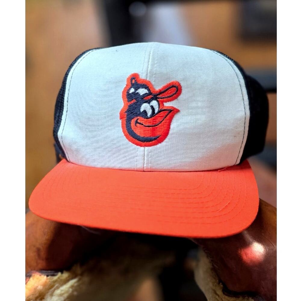 Vintage Baltimore Orioles MLB Mesh Trucker Snapback Hat